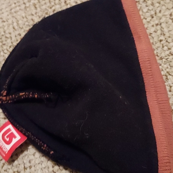 BURTON fleece lined skull type knit cap - Picture 5 of 6